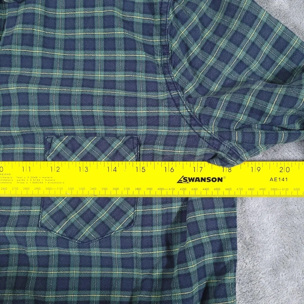 Denim & Supply Ralph Lauren Shirt‎ Womens Large Plaid Flannel Tomboy Button Down